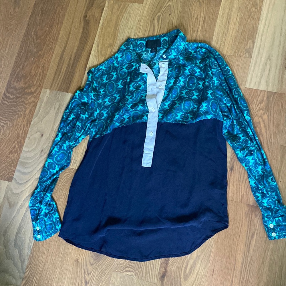 2/$25 JCrew// silk shirt, size 6